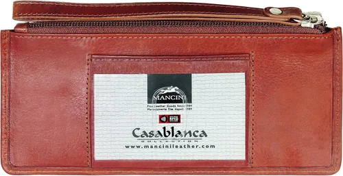 Vista 2 de Mancini Cartera de cuero para mujer (RFID Secure)