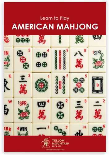 Vista 9 de Juegos de Mahjong Americano de Yellow Mountain Imports - Clásico de Lujo con Estuche de Madera, Estantes de Empuje de Madera, Indicador de Viento