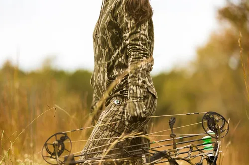 Vista 7 de Mossy Oak Pantalones de caza de camuflaje para mujer Cotton Mill
