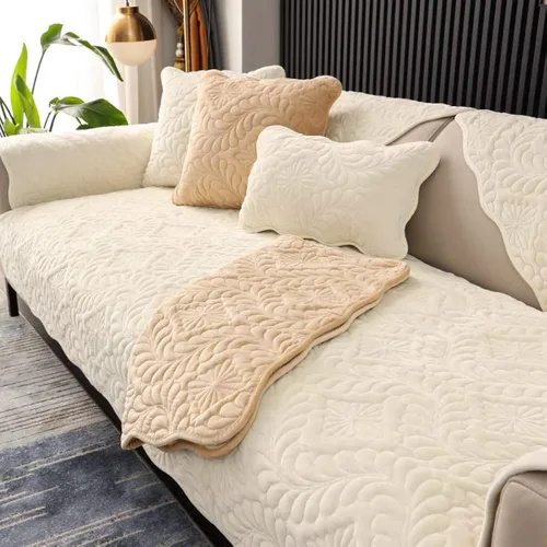 Vista 3 de LUBOSE Fundas de sofá de terciopelo, protectores de funda de sofá lavables, fundas de sofá de felpa, protectores de sofá, toallas de sofá, mantas