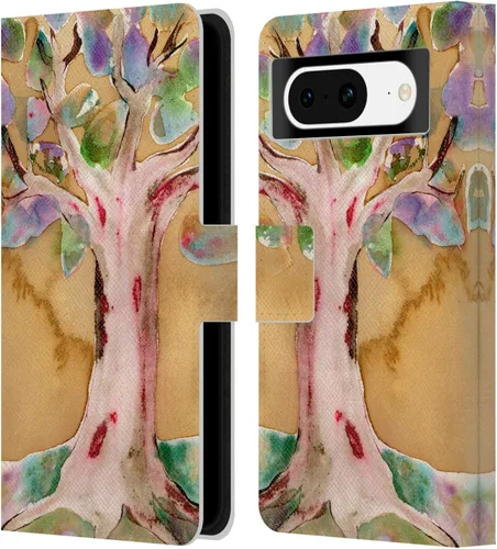 Vista 7 de Head Case Designs Officially Licensed Wyanne Half Light Nature 2 Leather Wallet Case Compatible with Google Pixel 8
