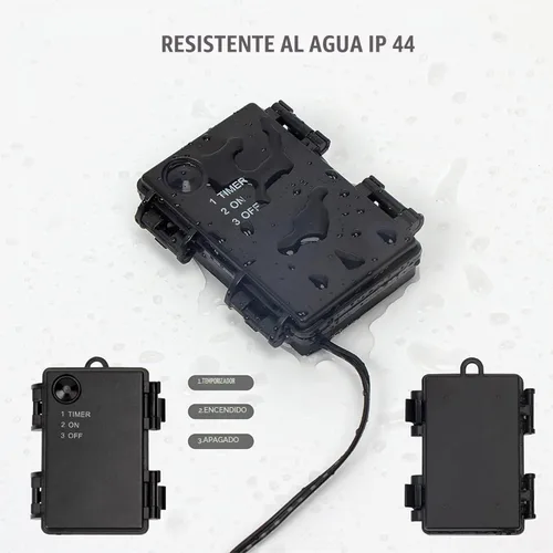 Vista 7 de WATERGLIDE - Luces intermitentes de ojos escalofriantes de Halloween, 5 pares de luces que funcionan con pilas, cambio de color automático