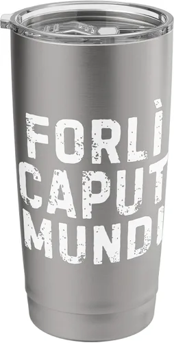 Vista 8 de Forlì Caput Mundi Città Simpatica Uomo Donna Bambino - Vaso aislado de acero inoxidable
