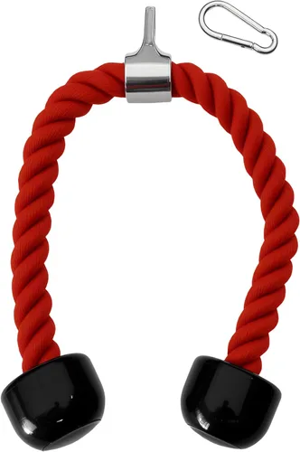 Vista 12 de Accesorios de cable de cuerda de tríceps pesados, accesorios de máquina de cable para gimnasio en casa, cuerda de tríceps de nailon para accesorios