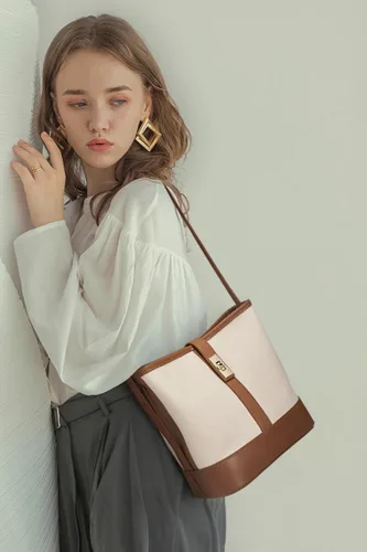 Vista 3 de LAORENTOU Cowhide Leather Women Crossbody Bag Purse Tote Style Handbags Trendy for Ladies