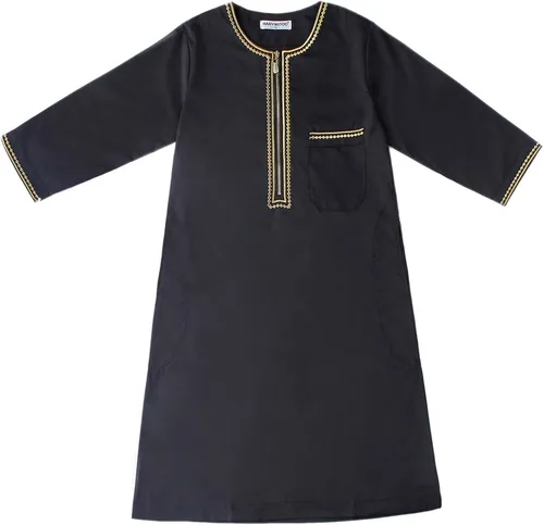 Vista 5 de GoodLock(TM) Ropa musulmana media moda de manga larga para niños, cómoda blusa túnica