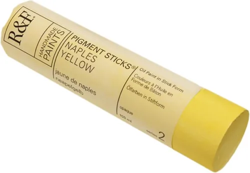 Vista 205 de R&F Handmade Paints - Pigmento profesional al óleo en barra, naranja lizarina, 6.4 fl oz