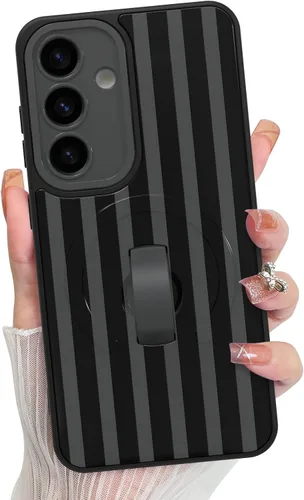 Vista 162 de KANGHAR Compatible con iPhone 17 Pro Case Spot Pattern - Negro Mancha rosada negra