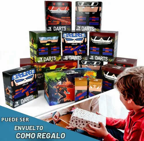 Vista 8 de EKIND 100 piezas de 2,83 pulgadas diseño hueco TPR dardos de cabeza suave rellenos de espuma tipo bala para armas Nerf N-strike Elite, 100, Blanco
