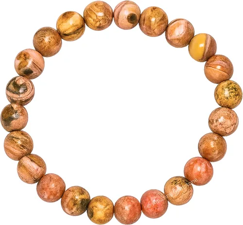 Vista 838 de Amazing Gemstone Crystal Bracelet for Women Men's Gifts - Protection Healing Crystal Bracelet - 8mm Gemstone Beaded Stretchable Bracelet Pulseras