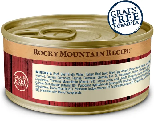 Vista 2 de Blue Buffalo Wilderness Rocky Mountain Recipe - Paté húmedo para gatos adultos, receta sin pollo y sin granos, hecho con ingredientes naturales