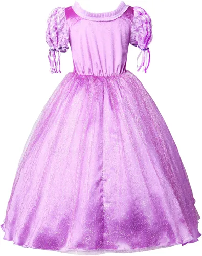 Vista 3 de JerrisApparel Disfraz de princesa de Halloween para niñas, vestido de fiesta de cumpleaños de Navidad
