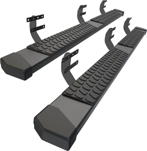 Vista 11 de Estribos de cabina doble compatibles con Dodge Ram 1500 2009-2018, Ram 2019-2024 1500 Classic (nuevo estilo de cuerpo no es compatible), Ram