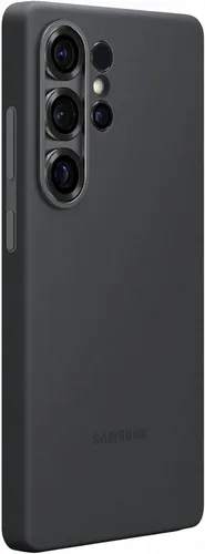 Vista 3 de SAMSUNG Funda de silicona para Galaxy S25 Ultra, funda protectora, variedad de colores, agarre suave, diseño duradero, ajuste cómodo, versión Negro