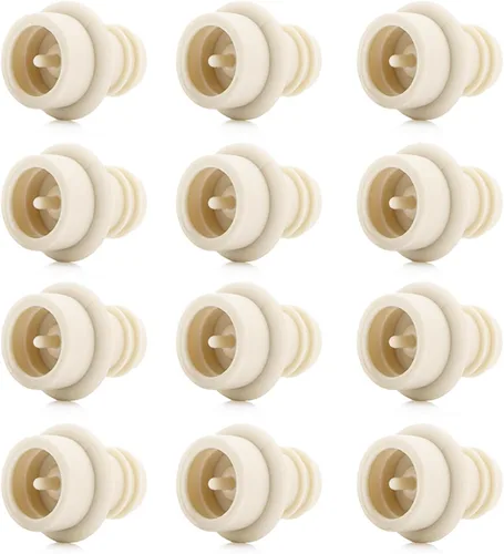 Vista 12 de WOTOR Tapones de vino - Protector de vino al vacío, conservador y sellador (negro, 6 piezas)