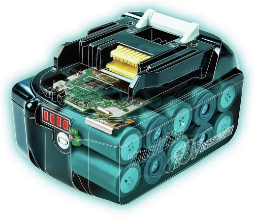 Vista 5 de Makita BL1850BDC2X - Batería de iones de litio LXT® de 18 V y cargador óptimo rápido (5.0 Ah)