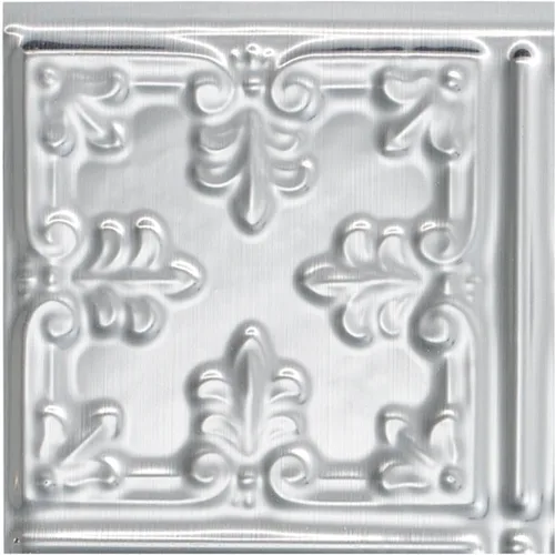 Vista 29 de FASÄDE Panel decorativo para salpicaduras de vinilo de estilo tradicional / patrón 10 en bronce antiguo (muestra de 6 x 6 pulgadas)