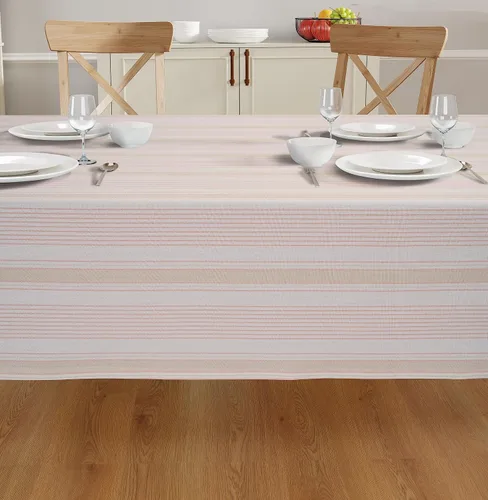 Vista 40 de Mantel de mesa rectangular - Cubierta de mesa - Algodón con costura mitrada - Fundas de mesa a cuadros para cocina, comedor, bodas, decoraciones