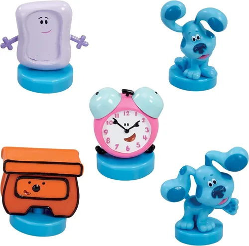 Vista 2 de P.M.I. Sellos de Blue's Clues para Niños 5 Sellos de Juguetes de Blue's Clues en 1 Paquete Colecciona Todos los 12 Juguetes de Blue's Clues
