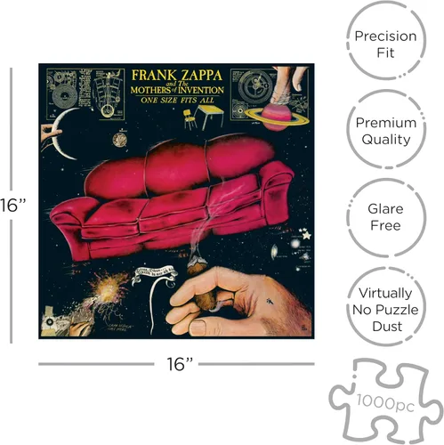Vista 2 de Frank Zappa & The Mothers of Invention One Size Fits All (rompecabezas de 1000 piezas)