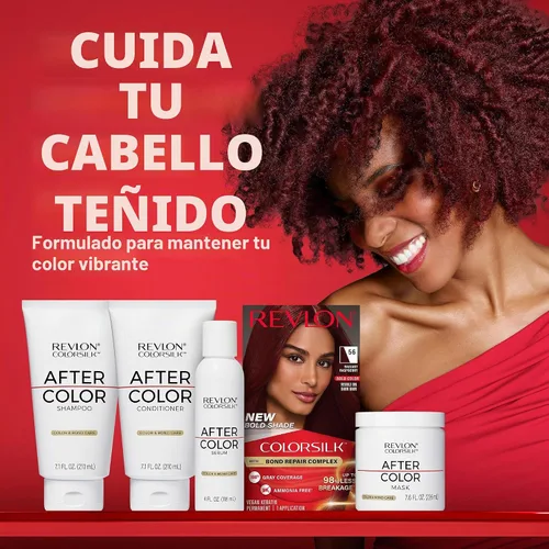 Vista 8 de Revlon ColorSilk with Bond Repair Complex, color permanente para el cabello rubio, cobertura 100 % de las canas, tinte para el cabello sin amoníaco
