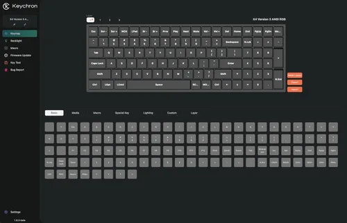 Vista 2 de Keychron K4 QMK Teclado mecánico inalámbrico personalizado, diseño intercambiable en caliente del 96% Bluetooth/USB-C programable, interruptor RGB