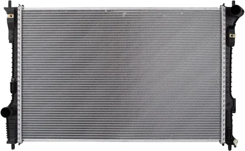 Vista 102 de TRQ Radiador de núcleo de aluminio de 1 fila Compatible con Subaru WRX STI 2.5L Turbo AWD 2015-2020