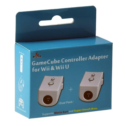 Vista 5 de Mayflash GameCube Controller Adapter for Wii & Wii U (Dual Pack), White