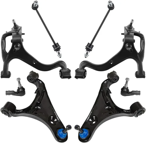 Vista 431 de Detroit Axle - Kit de brazos de control de extremo de 8 piezas para Toyota 2001-2003 Highlander 2002-2003 Camry Lexus ES300, 2 conjuntos de brazos
