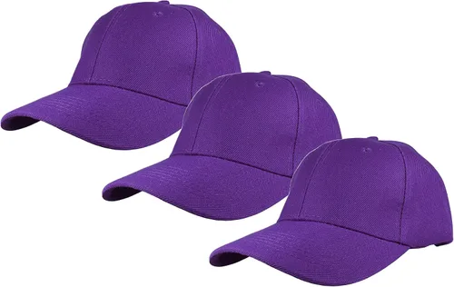 Vista 72 de Gelante - Gorra lisa de béisbol ajustable con correa trasera (3 unidades)