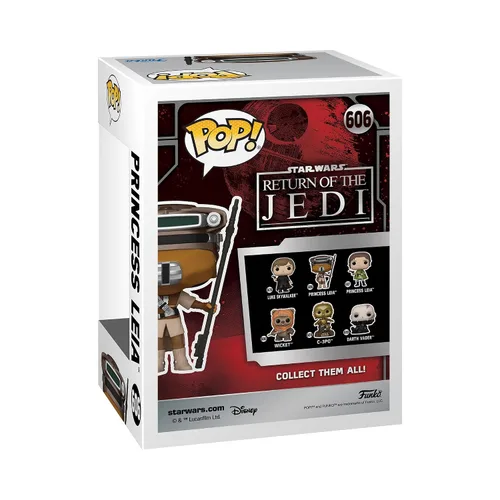 Vista 3 de Star Wars: El Retorno del Jedi 40 - Leia (Boushh) Official Merch - Collectable Vinyl Figurine for Shelf Display - Birthday Gift Idea for Fans and