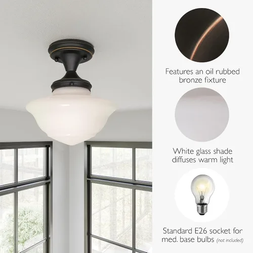 Vista 87 de Design House, 519736 Ajax 3 Luces, Luz para Tocador, Bronce, 519686, 60watts, 120.00 volts