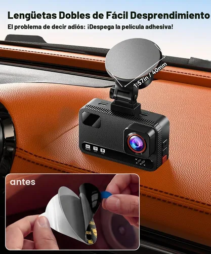 Vista 2 de PHIXBEAR Cinta de montaje extremo con pestañas fáciles de despegar, cinta redonda de doble cara de 1.57 pulgadas, resistente, paquete de 30
