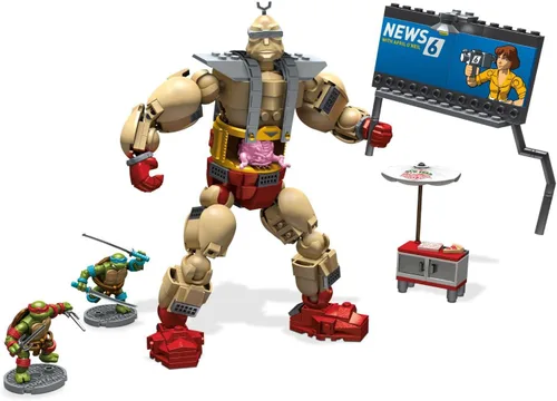 Vista 9 de Mega Bloks coleccionistas de Tortugas ninja mutantes adolescentes, la destrucción de Krang
