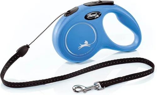 Vista 18 de FLEXI Correa Retráctil New Classic Cord para Perros Extra Pequeños de hasta 18 libras – 10 pies, Negro Correa para Caminar Mascotas Sin Enredos