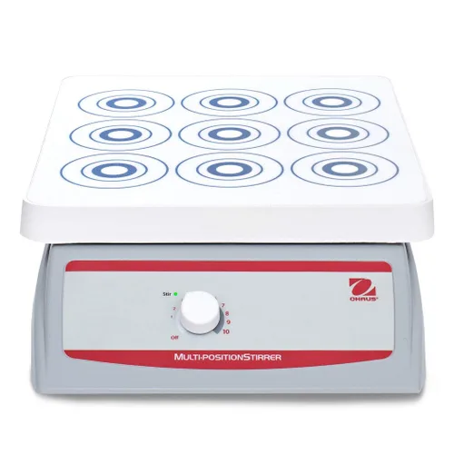 Vista 2 de Ohaus STMP9AL Agitador analógico multiposición, 60 RPM a 1400 RPM, 9 x 8.5 fl oz