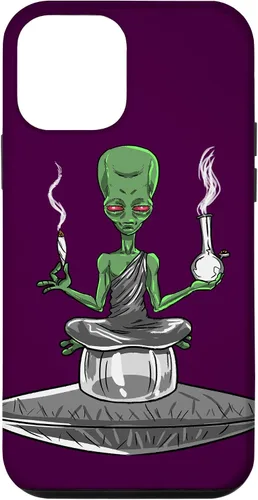 Vista 16 de Alien Smoker Bong Funny ET 420 Weed Space - Funda de regalo para iPhone 17