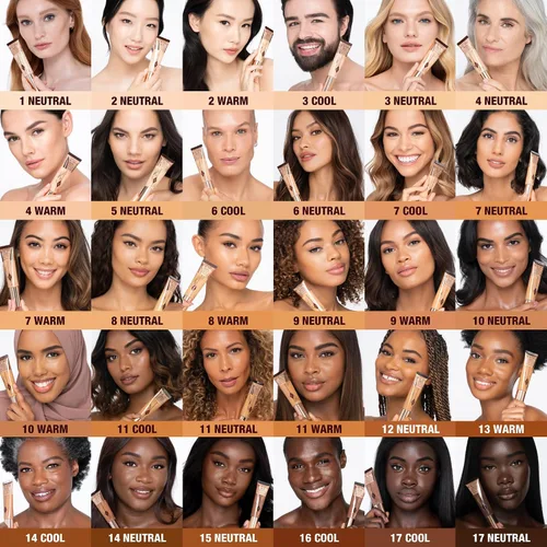 Vista 10 de Charlotte Tilbury Base de Maquillaje Beautiful Skin de Cobertura Media Hidratante - Maquillaje Líquido Edificable para Brillo Instantáneo