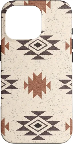 Vista 20 de Funda rústica para iPhone 17 con patrón azteca estilo bohemio occidental