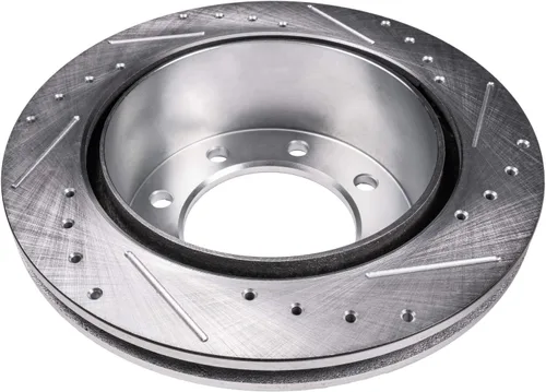 Vista 281 de Detroit Axle - Rotores de freno delantero para 04-13 Mazda 3 Rotores de frenos de disco 06-15 Mazda 5 Reemplazo: Rotor regular delantero de 11.81