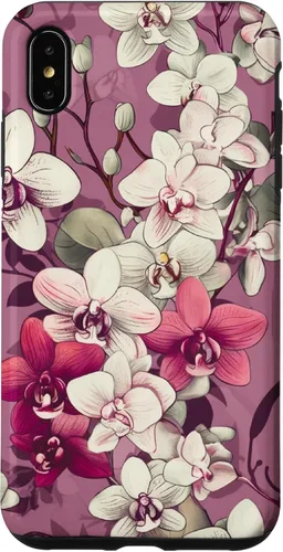 Vista 11 de Orchid Flowers Purple Pink Floral Case for iPhone 17