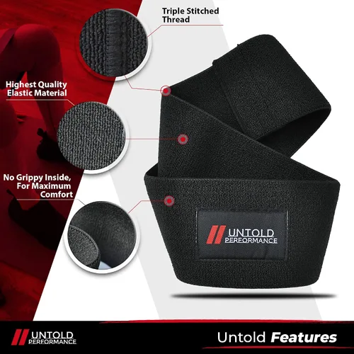 Vista 2 de Heavy Resistance Bands - Hip Bands for Working Out, Premium Exercise Bands Resistance, Durable Resistance Bands for Strength, Flexibility & Glute