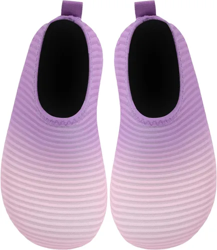 Vista 5 de Joinfree - Zapatos acuáticos de natación para niños y niñas, calcetines acuáticos de secado rápido, zapatos con sensación de pies descalzos