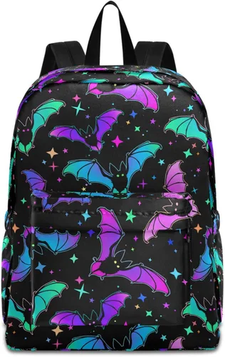 Vista 23 de Mochila para computadora de poliéster divertido para niños, niñas, mochila grande para negocios, deportes, viajes, escuela, libros, Béisbol