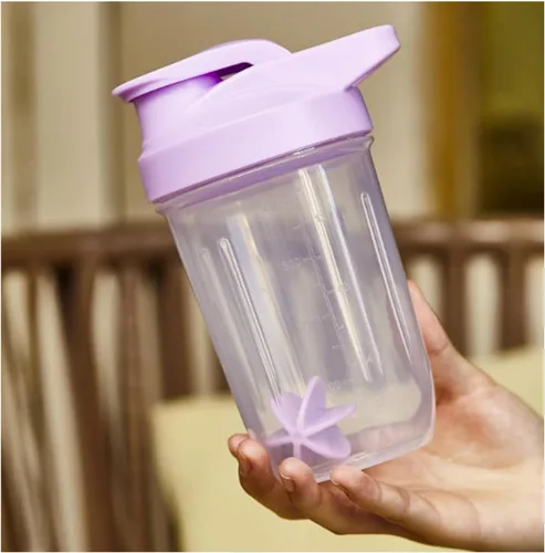 Vista 9 de CHNLML Botella Agitadora de Proteínas 400ML/16Oz con Bola Agitadora para Batido de Proteínas, Botella Agitadora con Bola Mezcladora, A Prueba