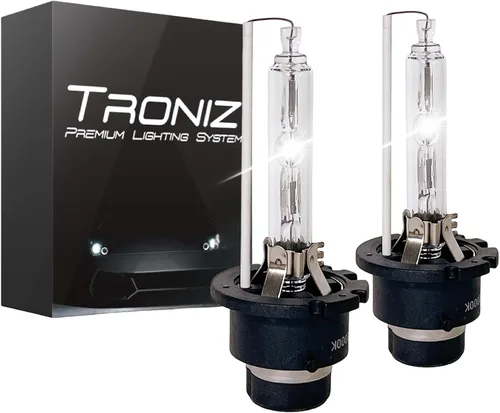 Vista 11 de Bombillas HID D1S D1R de 35 W súper brillantes de fábrica de xenón para faros delanteros 66140, reemplazo directo Plug-N-Play, 10000 K, azul 10000K