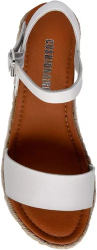 Vista 5 de CUSHIONAIRE Melissa - Sandalias de cuña tipo alpargata para mujer