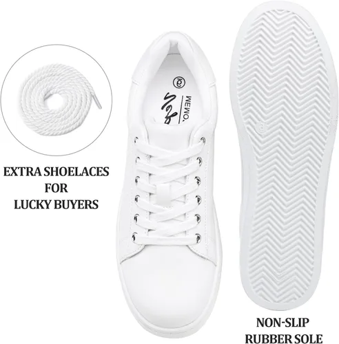 Vista 4 de Vepose Zapatillas de deporte de moda para mujer, zapatos casuales de vestir cómodos 2.0