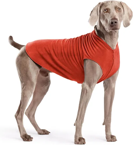 Vista 98 de Abrigo elástico de lana para perro, ropa suave y cálida para perro, suéter elástico para mascotas, lavable en lavadora, ecológico, para todo el año