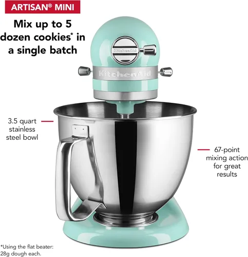 Vista 4 de KitchenAid Mini batidora de pie artesanal y picadora de alimentos